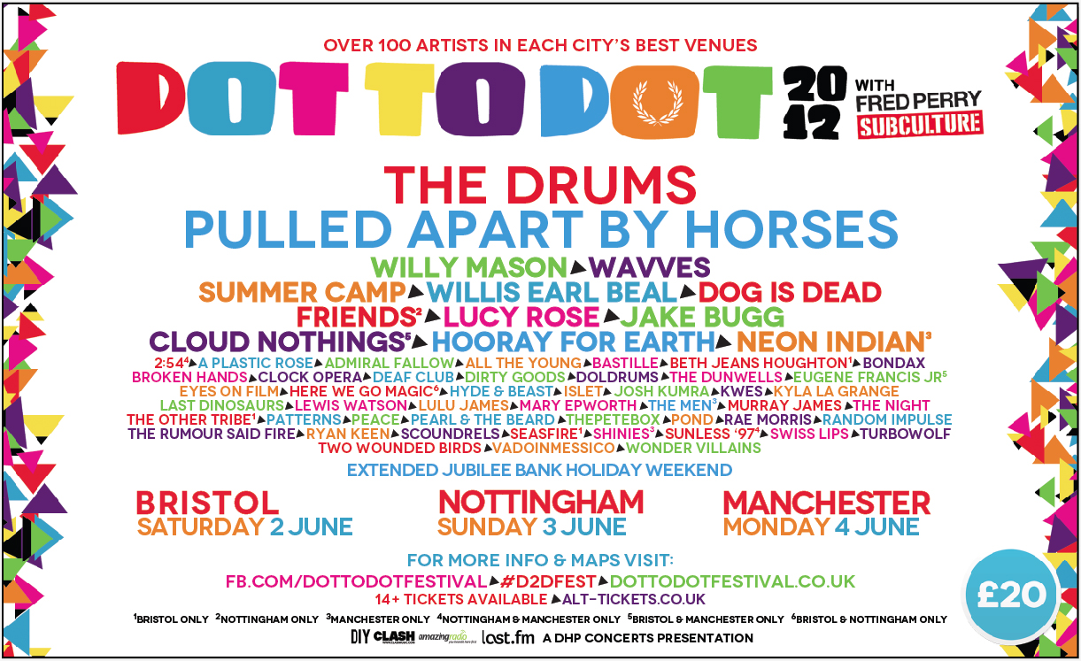 WIN A PAIR OF TICKETS for DOT to Dot Festival!