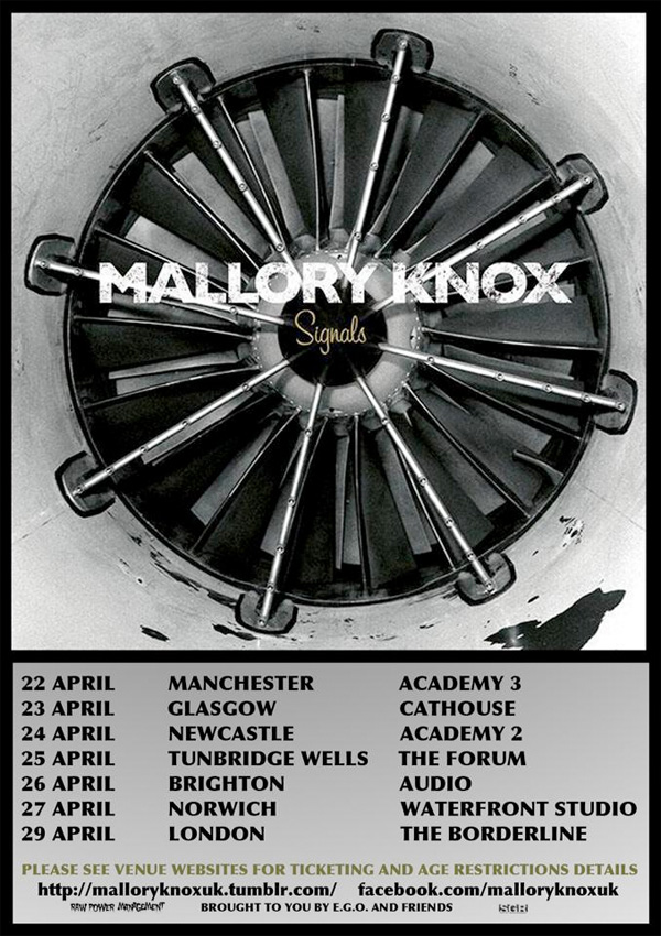 Mallory Knox Announce UK Headline Tour