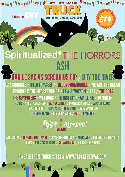 Spiritualized join The Horrors as headliners for Truck Festival 2013 2