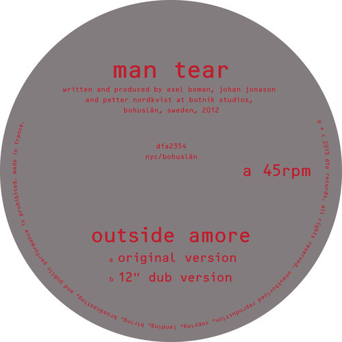 Track Of The Day #254: Man Tear - Outside Amore
