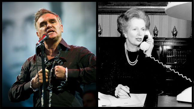 Morrissey "No British Politician has ever been more despised by the British people than Margret Thatcher."