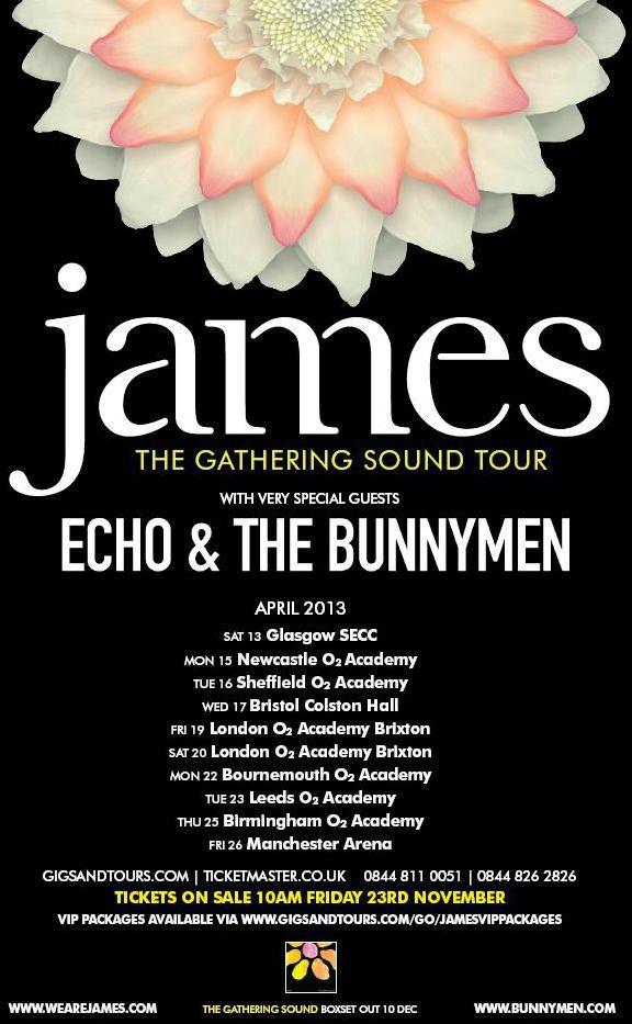 James, Echo And The Bunnymen - Bristol Colston Hall - 17th April 2013