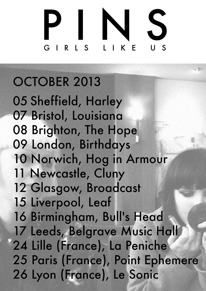 PINS to release debut 'Girls Like Us' & EU Dates