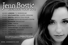 PREVIEW: Jenn Bostic back in the UK for Jealous tour