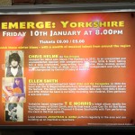 Emerge: Yorkshire (feat. T E Morris, Ellen Smith, Chris Helme) – Pocklington Arts Centre, 10th January 2014 1