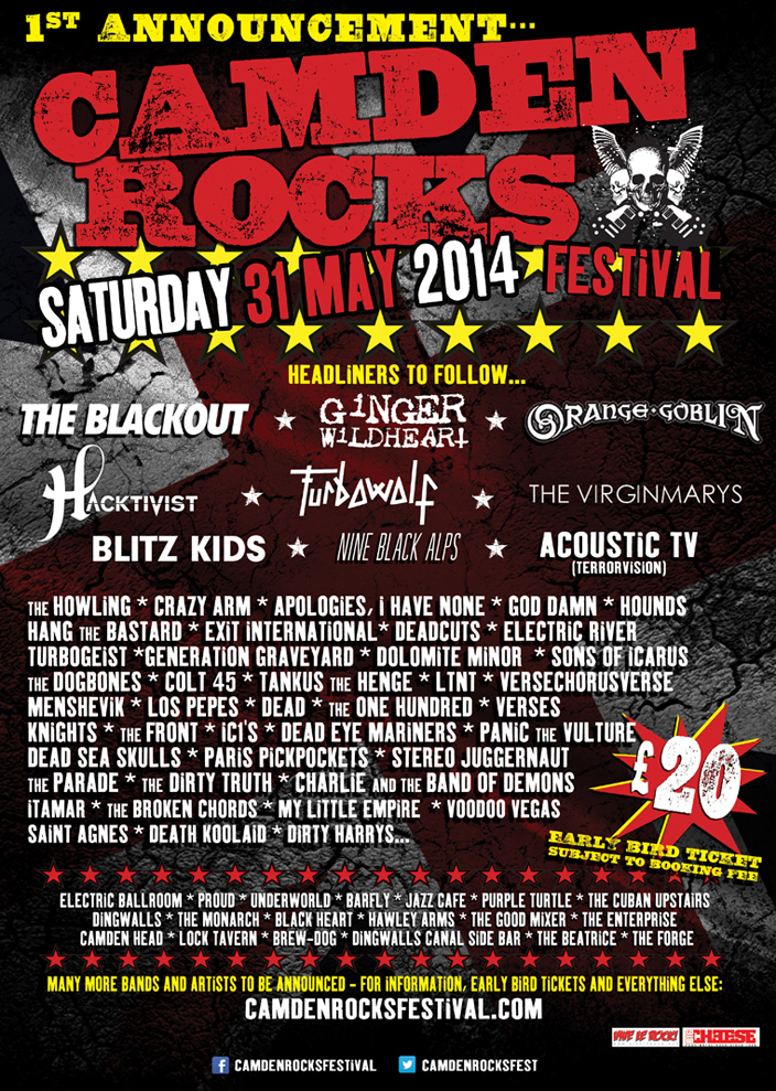 Camden Rocks Festival - 31st May 2014 2