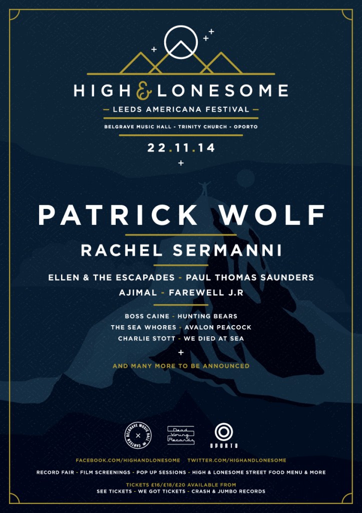 NEWS: High & Lonesome festival – Leeds, 22nd November 2014 2
