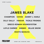 NEWS:  James Blake  and more added to Field Day Saturday line-up