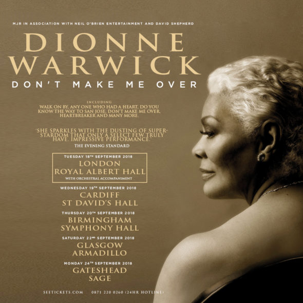 PREVIEW: Dionne Warwick UK tour dates