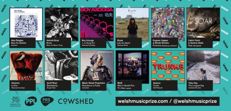 NEWS: Gwenno, Manics, Gruff Rhys, Boy Azooga and Bryde amongst Welsh Music Prize shortlist