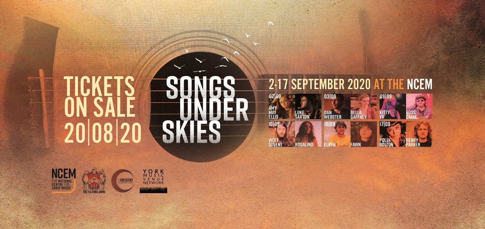 News: Songs Under Skies at the National Centre for Early Music in York