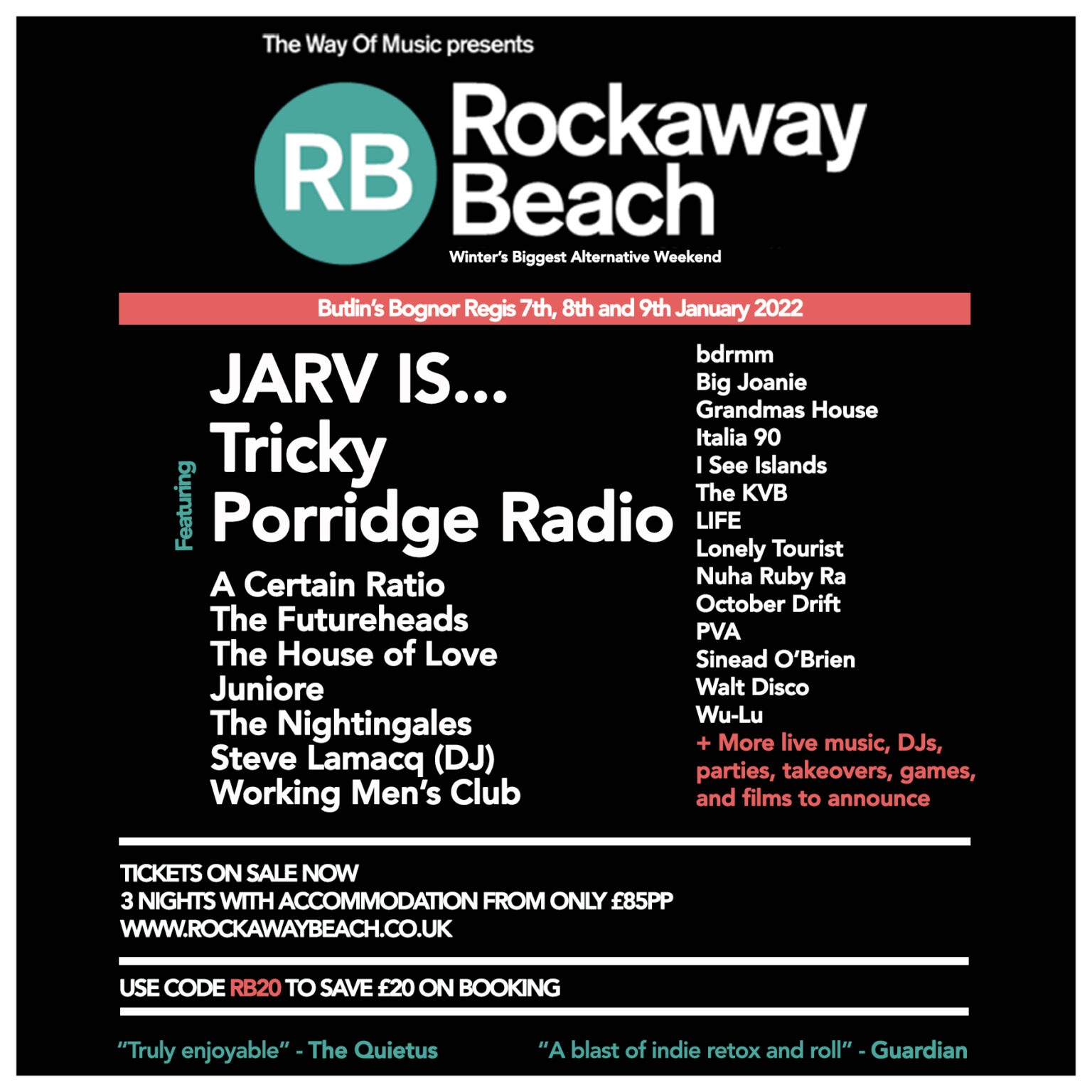 NEWS More Artists Announced For Rockaway Beach 2022 God Is In The TV