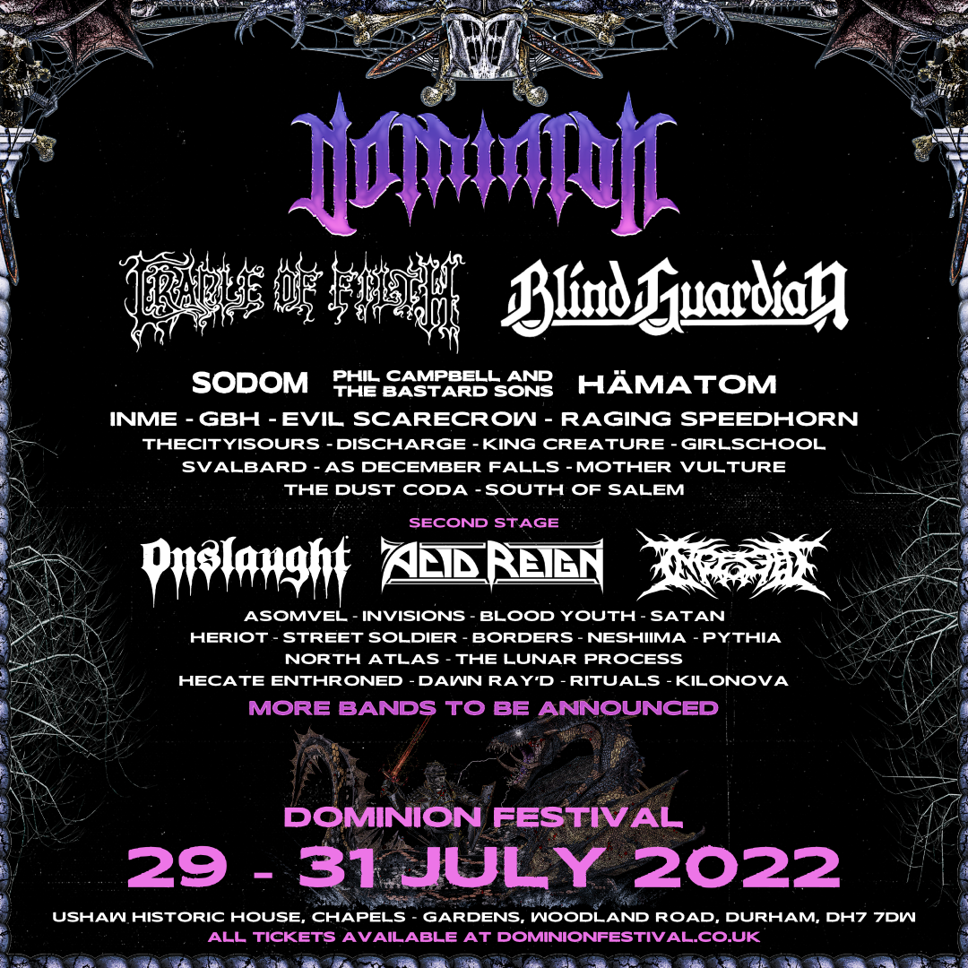 NEWS: Dominion Festival – brand new three-day metal event launches