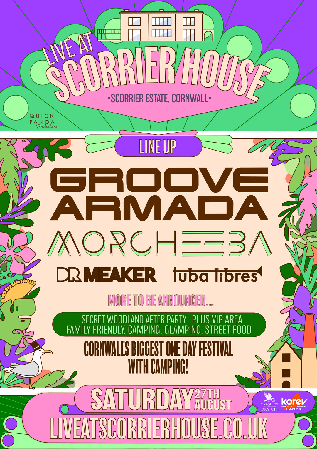 NEWS: Live at Scorrier House, Cornwall