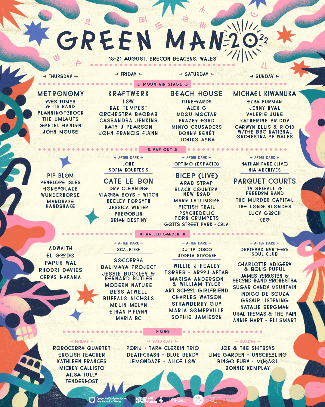 NEWS: Green Man Festival announces day splits and new artists for sold out 20th Anniversary festival