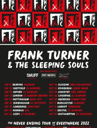 LIVE: Frank Turner & The Sleeping Souls / Pet Needs - Manchester Academy, 11/10/2022