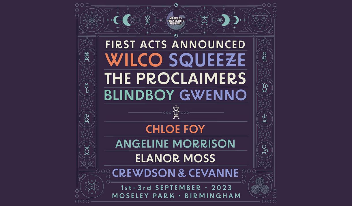 NEWS: Moseley Folk & Arts Festival reveals its Phase One Line-up for 2023