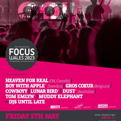 NEWS: Lunar Bird and Tom Emlyn are GIITTV showcase artists performing at Focus Wales on the 5th May 2
