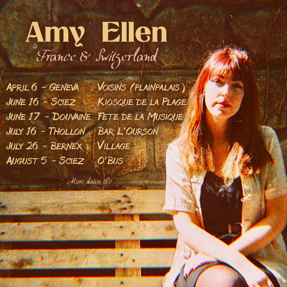 Amy Tour dates