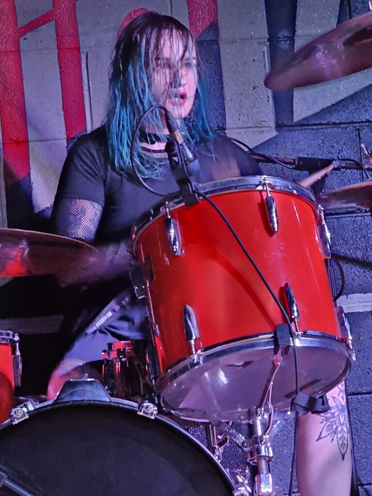 Drummer from hardcore punk band Death Pill