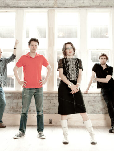 The four members of the band Superchunk