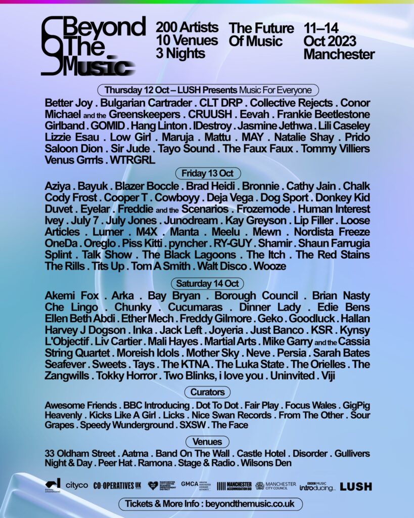 Beyond The Music Second Wave Line Up Poster