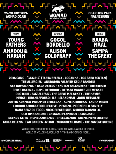 WOMAD Festival 2024 Line up Poster Final