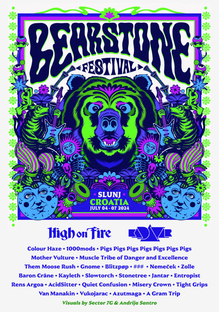 Bear Stone festival line up poster