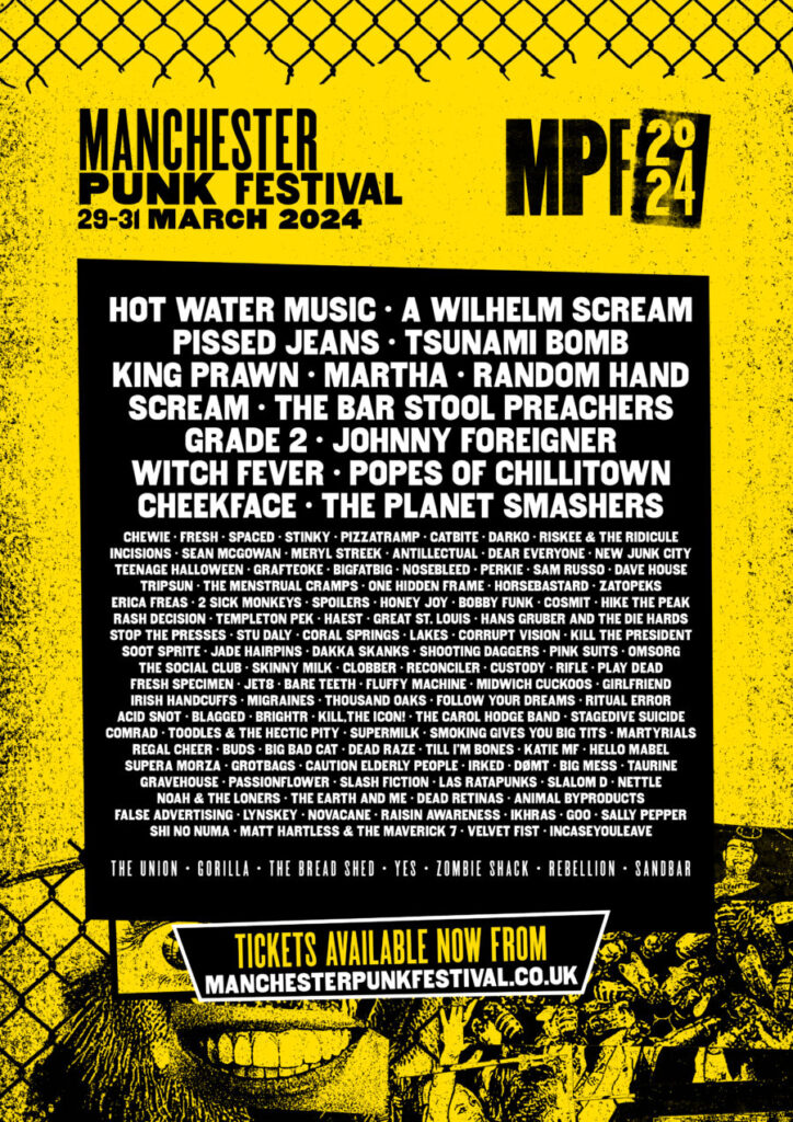 MPF2024 lineup poster.